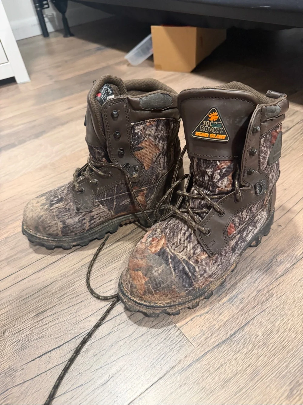Rocky Kids Brown Camo Hunting Boots